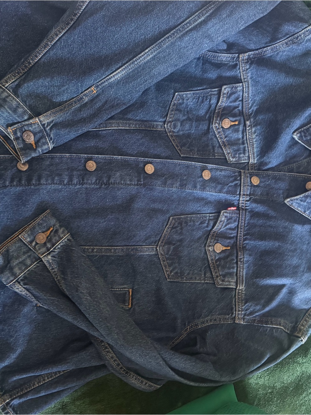 Levi's Dark Blue Denim Jean Jacket - Picture 4 of 7